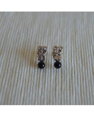 Pendientes Cariño Plata con Pieza