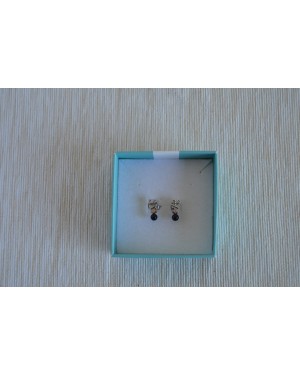 Pendientes Cariño Plata con Pieza