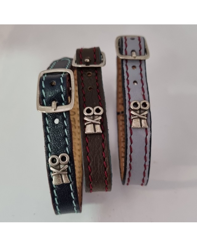 Pulsera Cariño Cuero con Hebilla (larga)