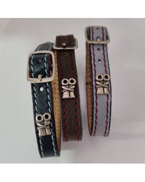 Pulsera Cariño Cuero con Hebilla (larga)