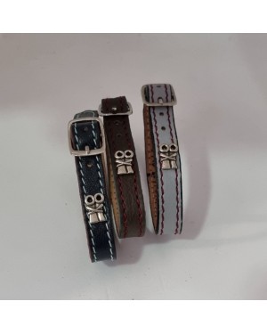 Pulsera Cariño Cuero con Hebilla (larga)